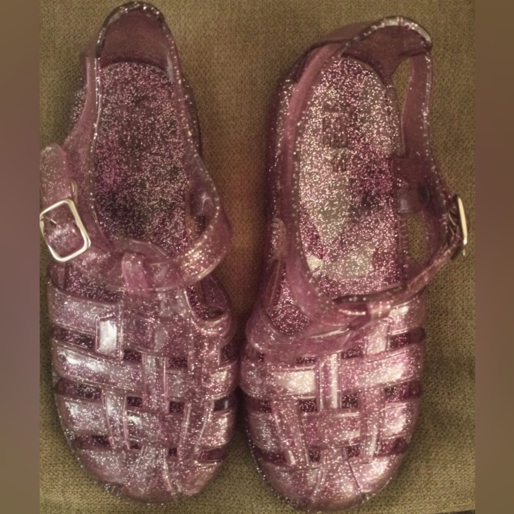 GAP - Kids Girls Purple Jelly Sandals Size 11
